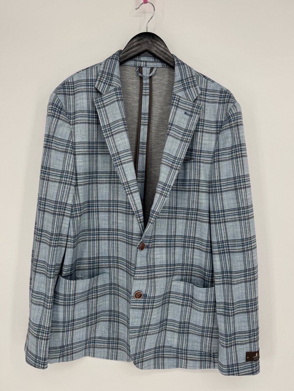 Johnnie-O NWOT Samuel Top Shelf Printed Knit Sport Coat Golf Blue 42R - Picture 3 of 16